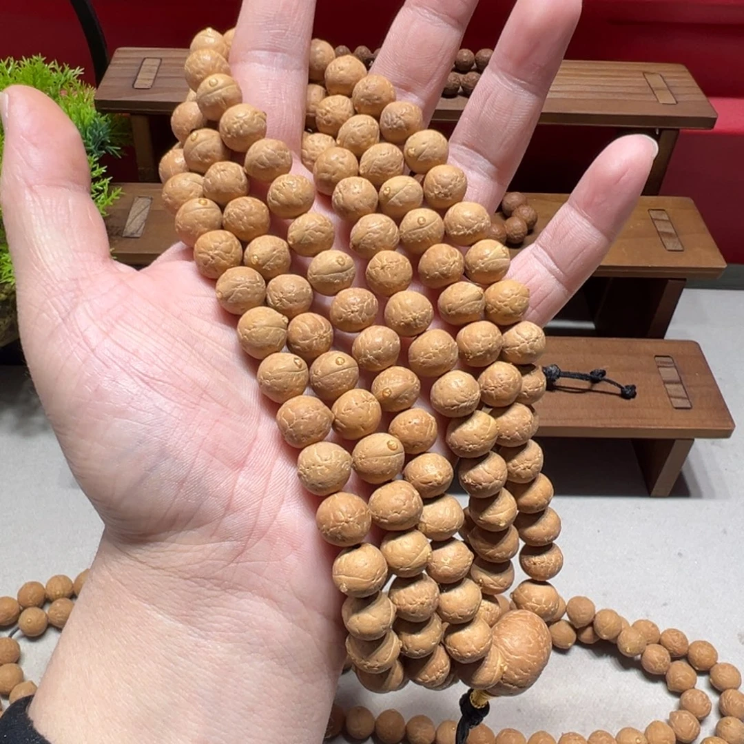 手串凤眼菩提10.5mm精挑108颗矮桩