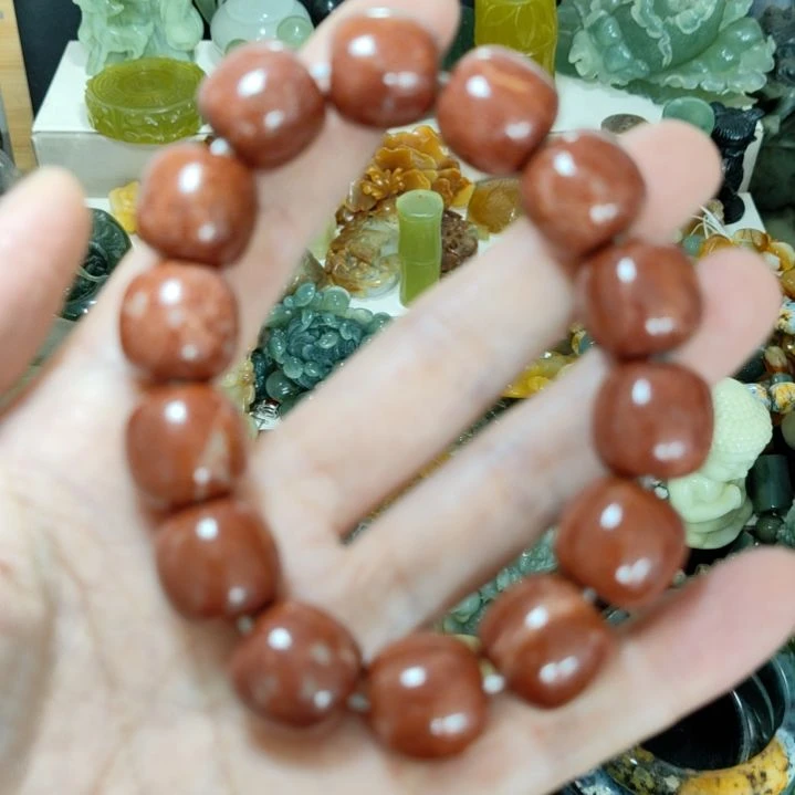 未镶嵌岫玉手串手串