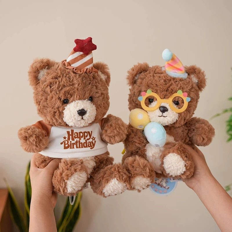 生日小熊公仔毛绒玩具bear泰迪熊战士玩偶安抚陪伴娃娃送女友礼物