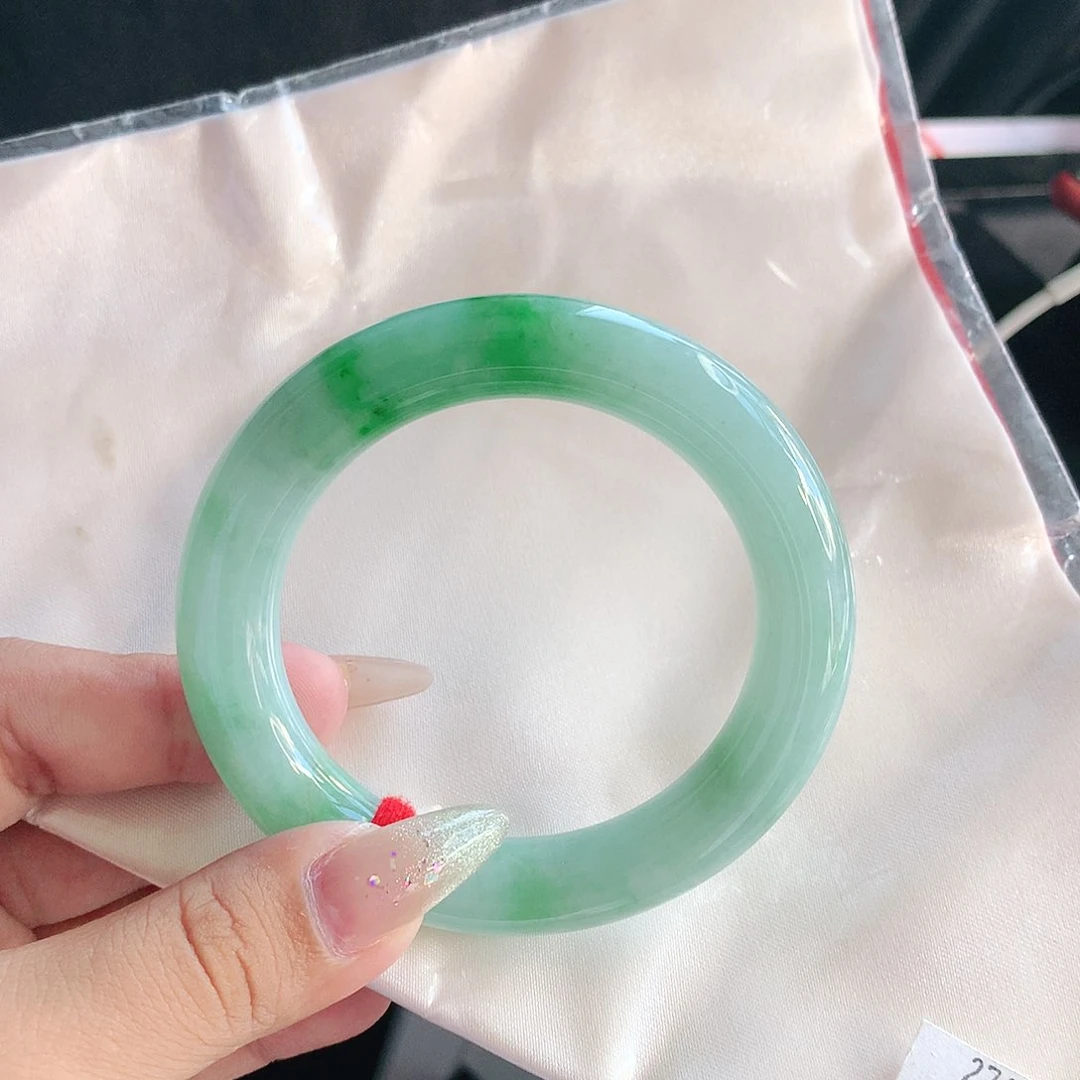 未镶嵌手镯翡翠54圈0006