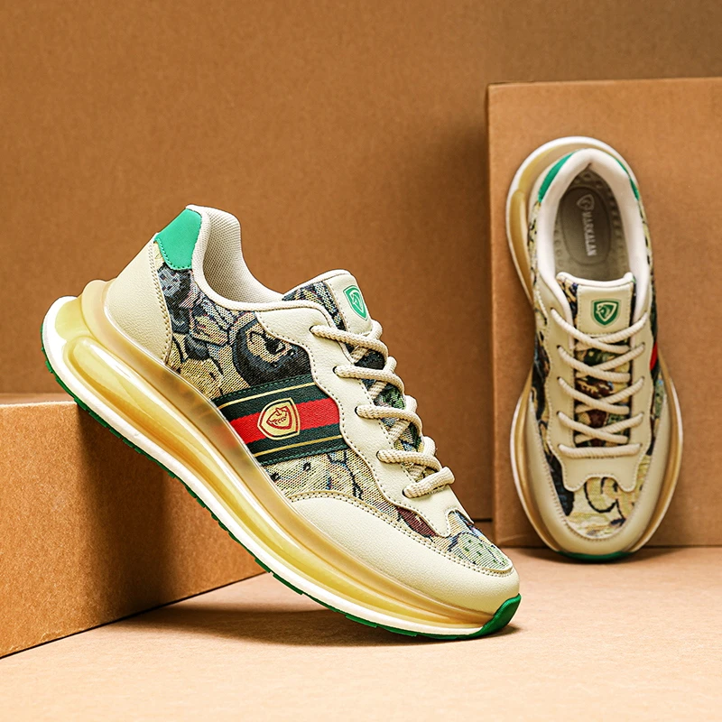 马克艾伦阿帕奇夏季透气百搭潮鞋厚底跑步鞋男女时尚休闲鞋MK5507