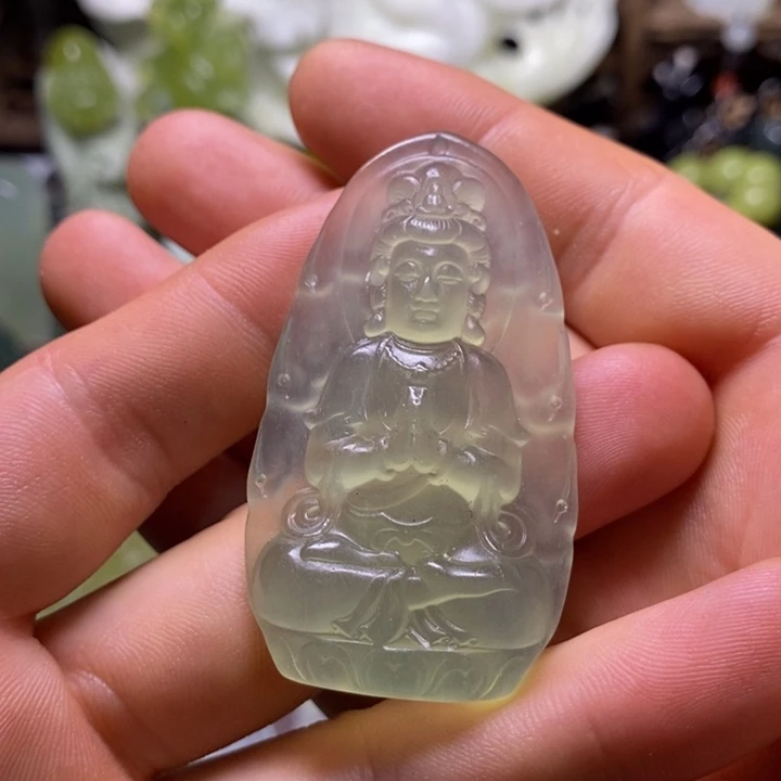 岫玉未镶嵌岫玉颈饰