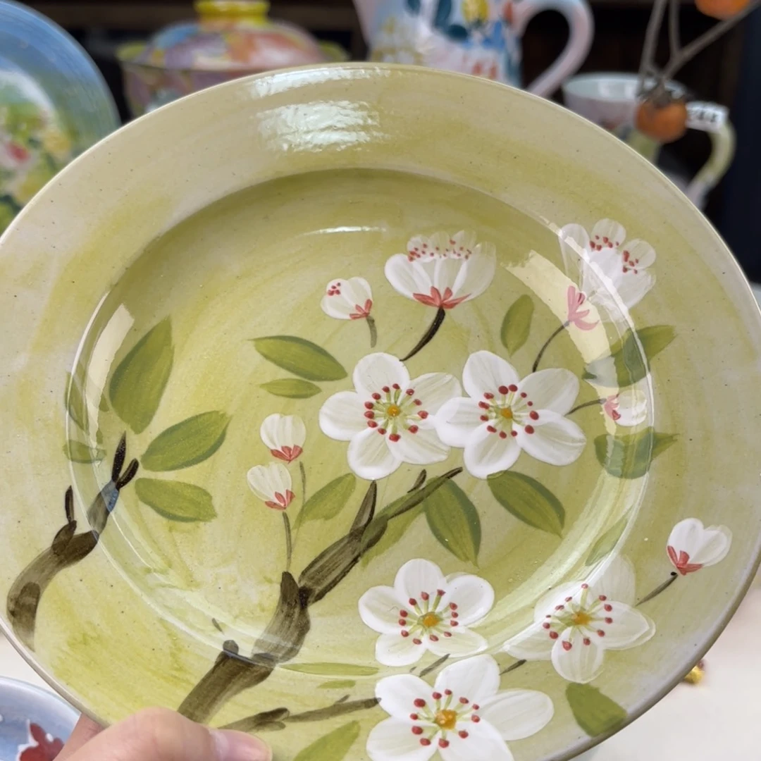 景德镇手绘高温釉下彩陶瓷茶具