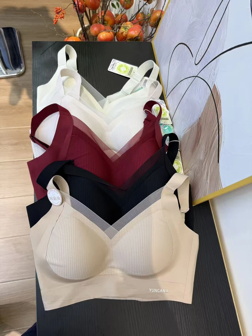 【提拉神器】轻薄立体半固定杯舒服透气反重力美背 无痕背扣不跑杯