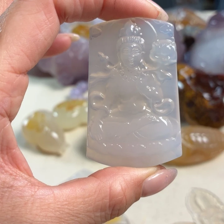 玛瑙/玉髓未镶嵌吊坠(不含链)