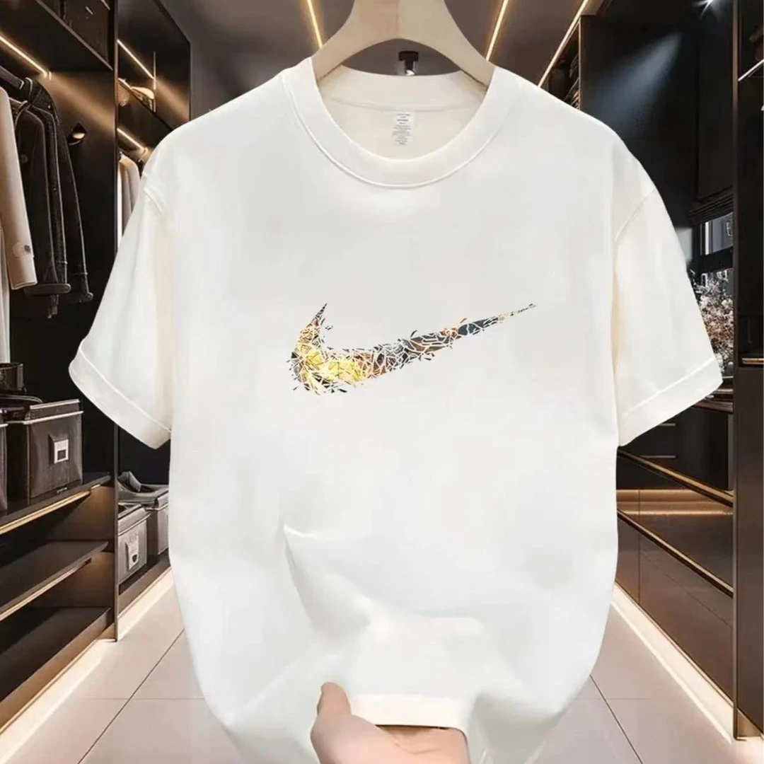 【一折粉丝福利】夏季潮牌男女同款百搭圆领T恤