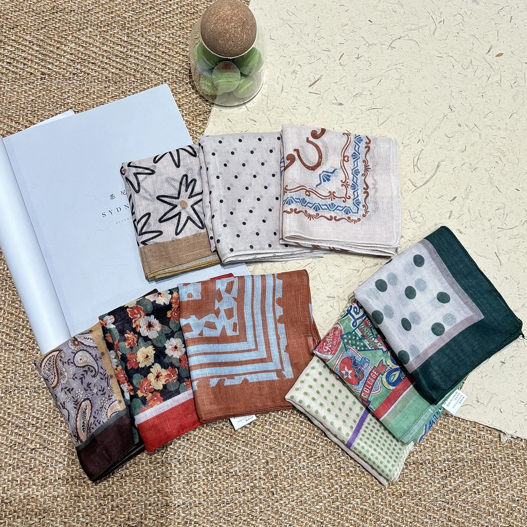 【57*57】韩版可爱卡通兔子小领巾春夏百搭包头巾装饰护颈小丝巾