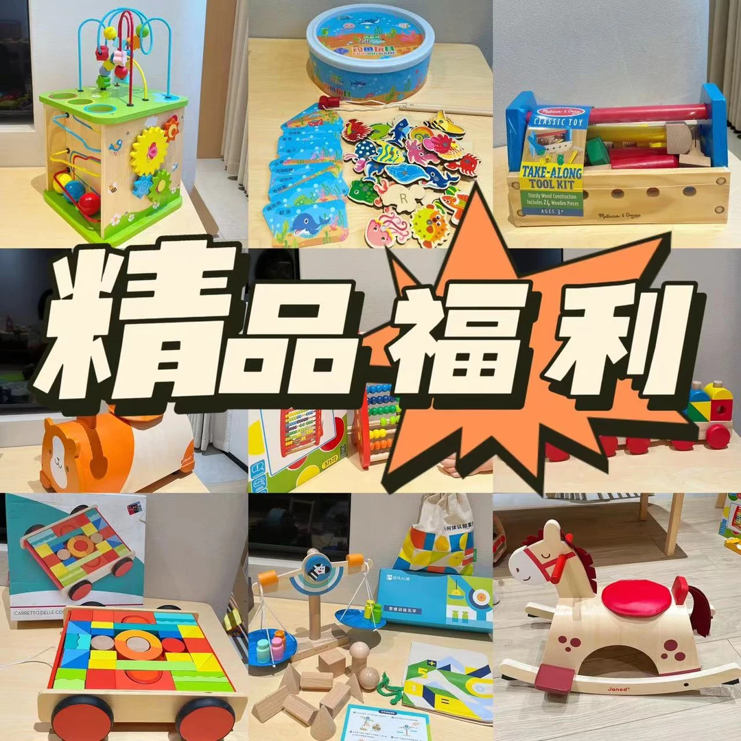 6.9号米恩扣号链接（编号）木质实木玩具益智儿童早教启蒙观察力