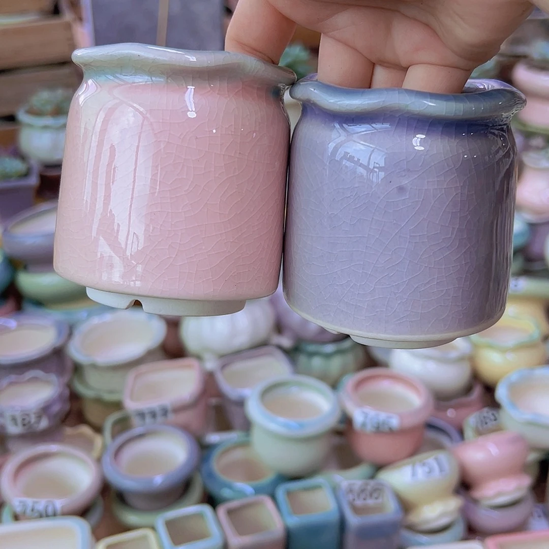 陶瓷花盆当场满12包邮