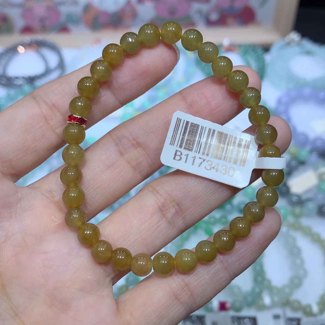 翡翠未镶嵌手链天然