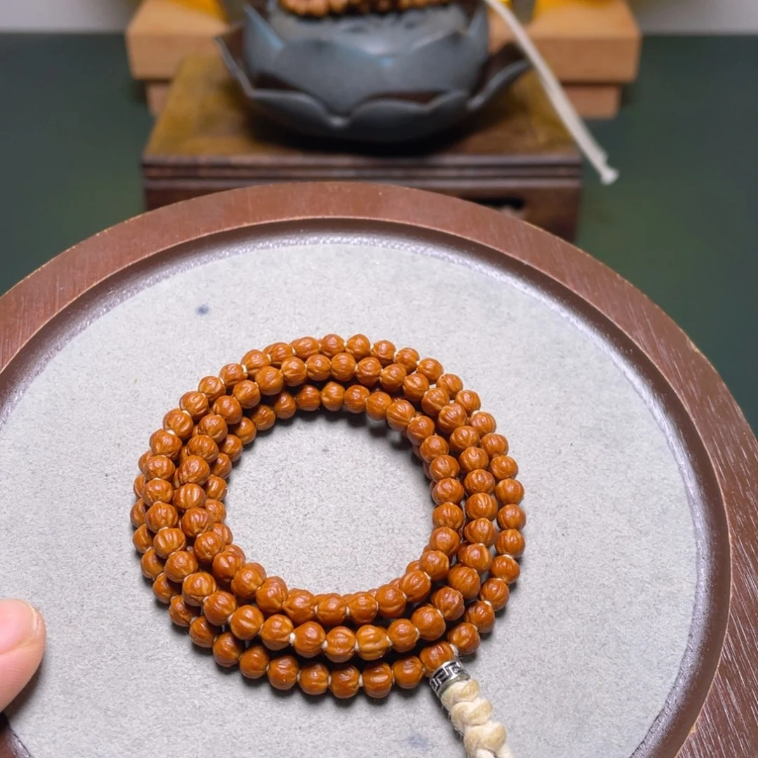 柏香籽/百香籽吊坠莲花金豆