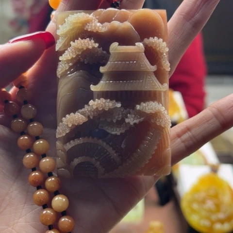 岫玉挂件未镶嵌挂件