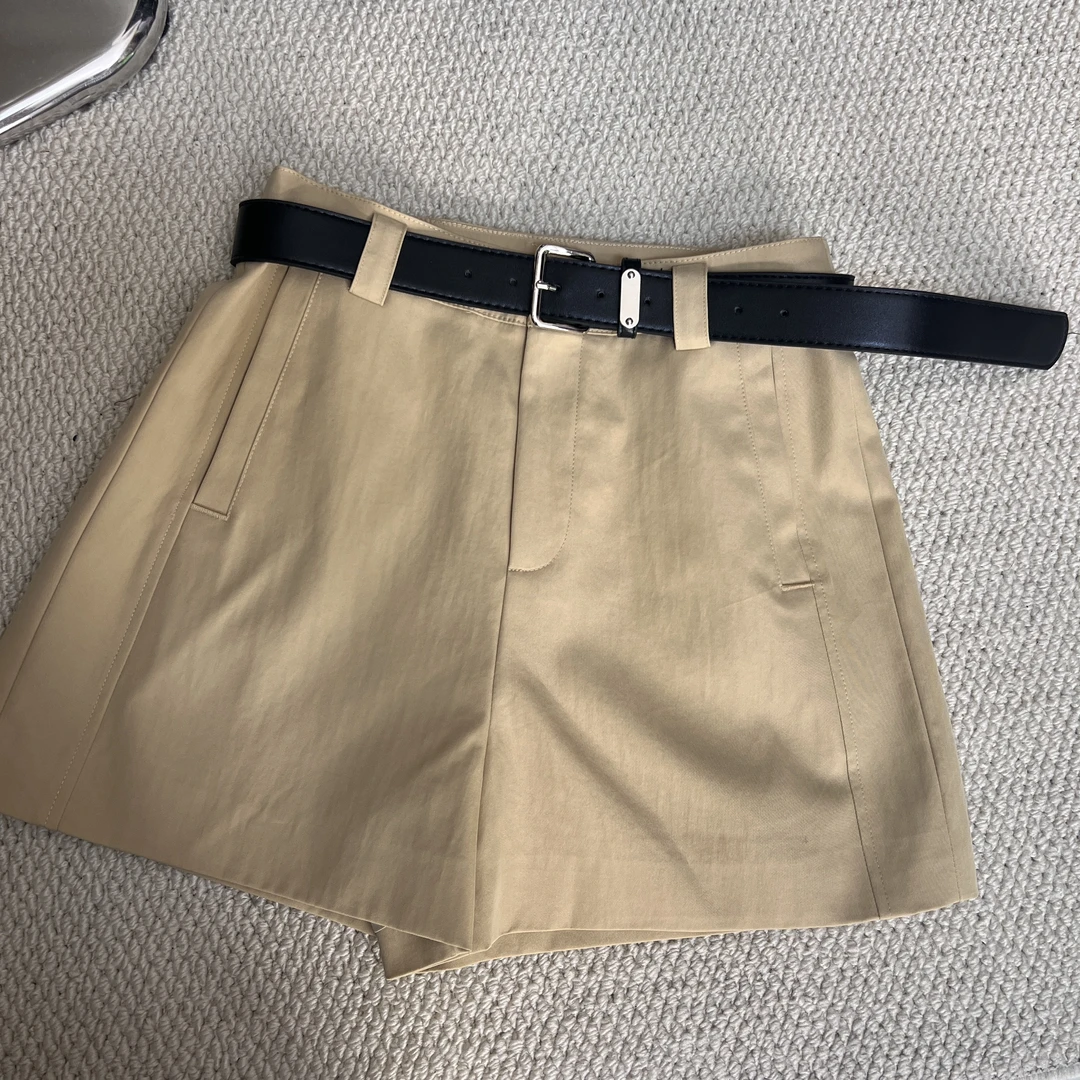 【深圳南油】夏季配皮带西装休闲短裤