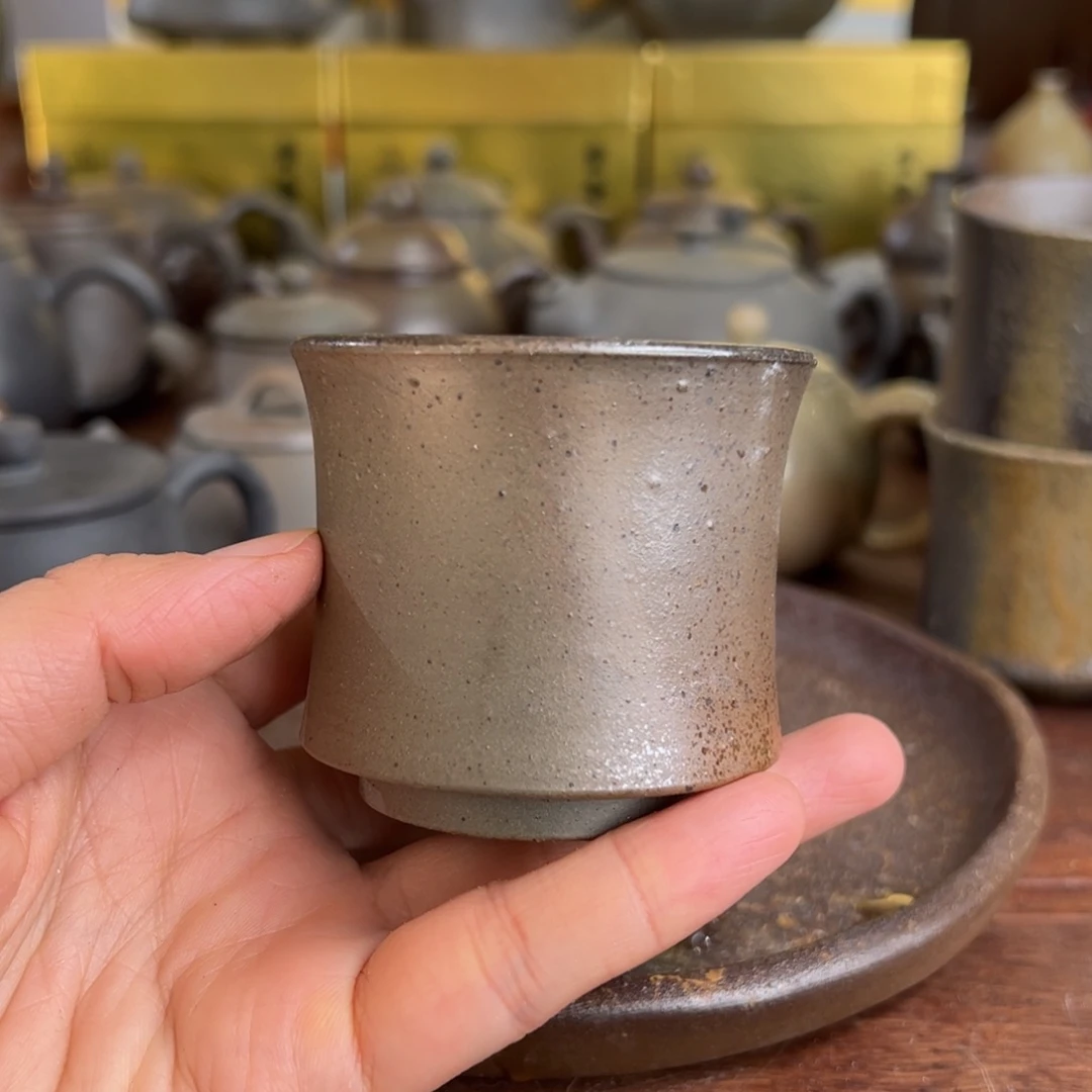 贵台龙窑柴烧茶杯A27