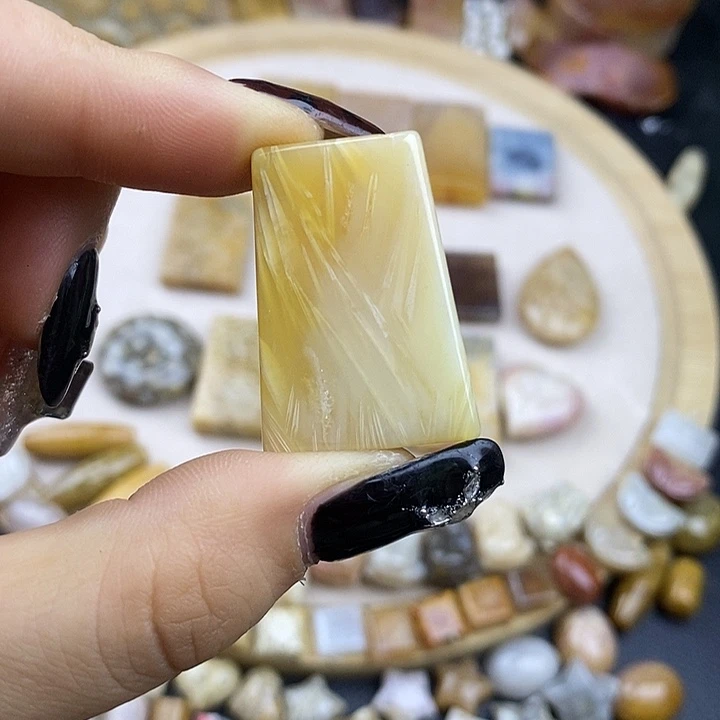 硅化玉未镶嵌颈饰