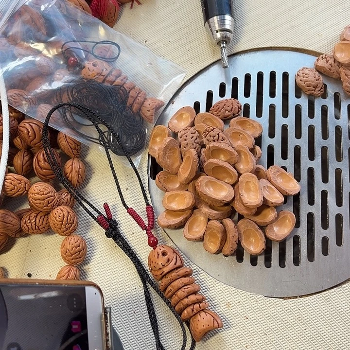 桃核手工制作工艺