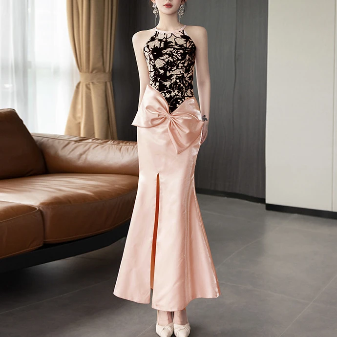 鱼尾晚礼服裙女2025新款宴会气质高端轻奢小众高级感绝美端庄大气