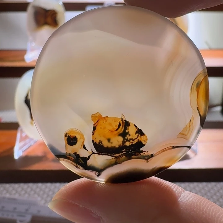 玛瑙/玉髓合金颈饰