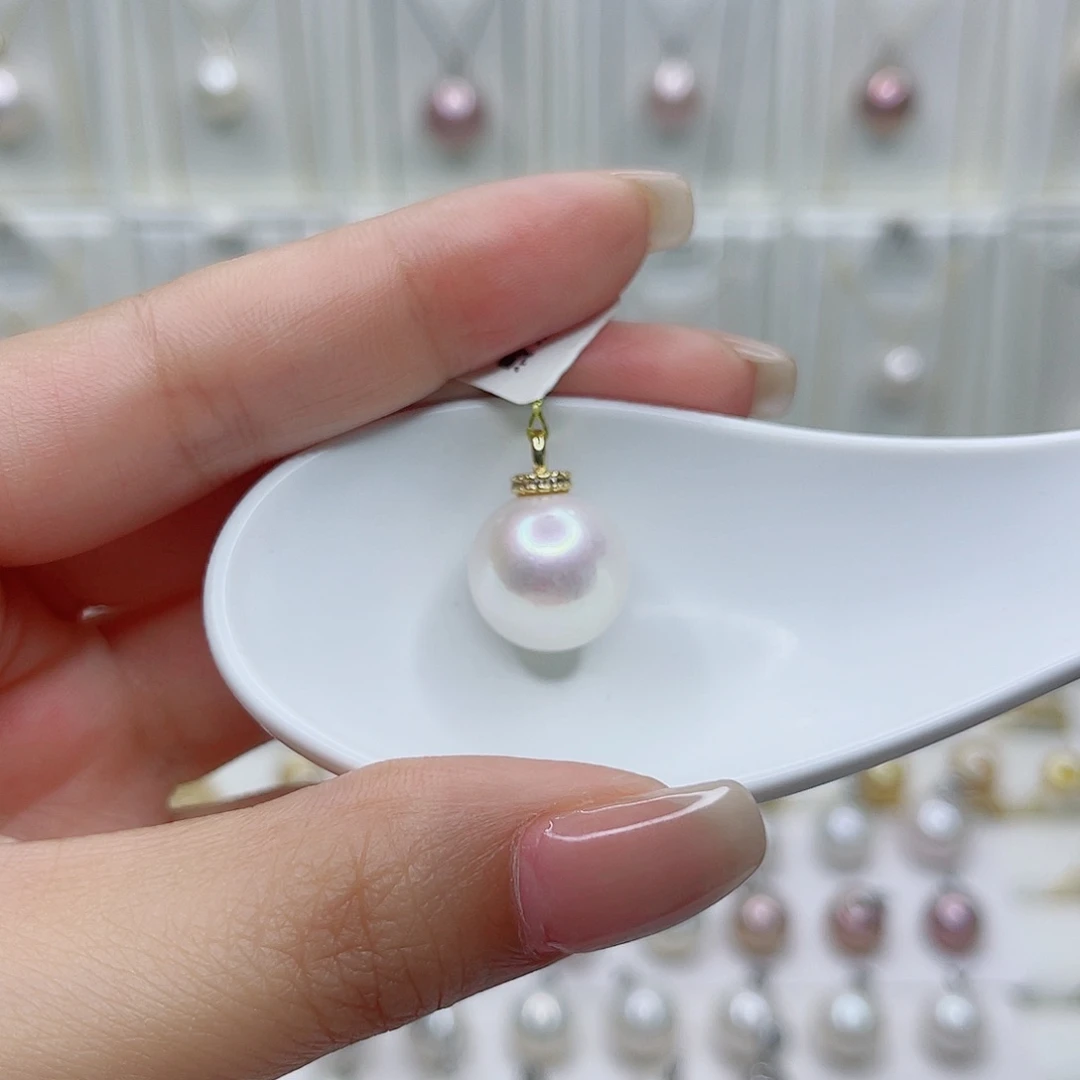 淡水珍珠未镶嵌吊坠(赠链)