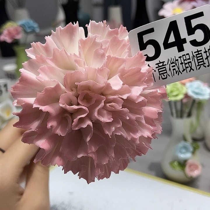 陶瓷纯手工捏花设计