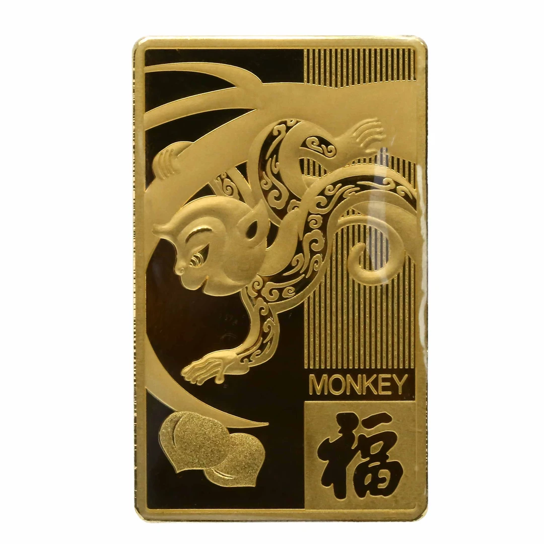 CAIBAI JEWELRY/菜百首饰 投资金条 Au999.9 猴年 （不退换）20g