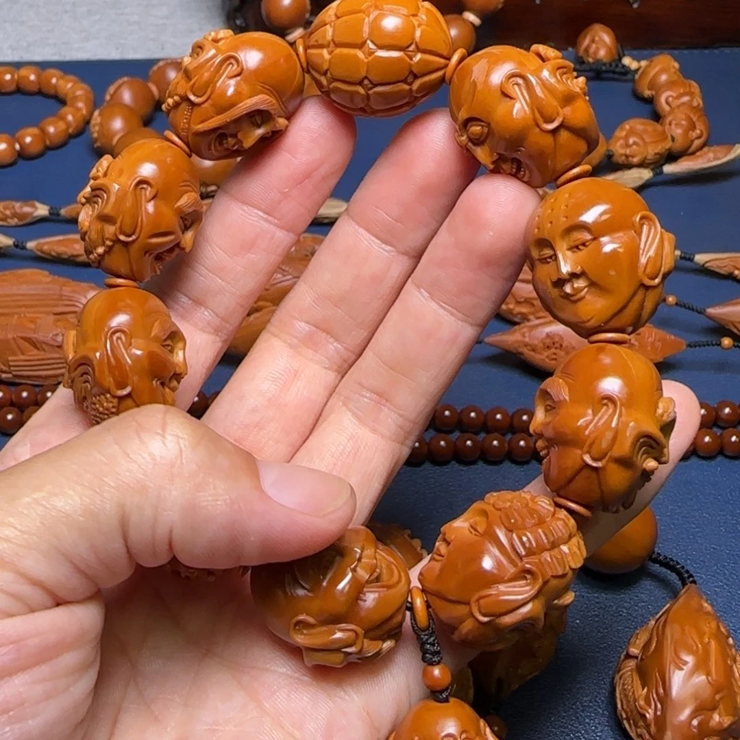 橄榄核手串/手链殷派十八罗汉2.2铁核