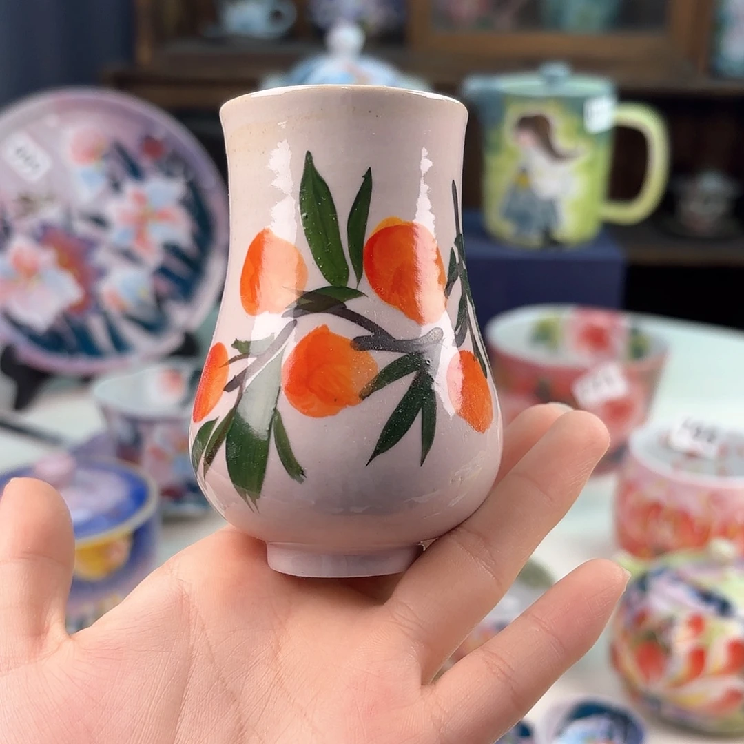 景德镇手绘高温釉下彩陶瓷茶具