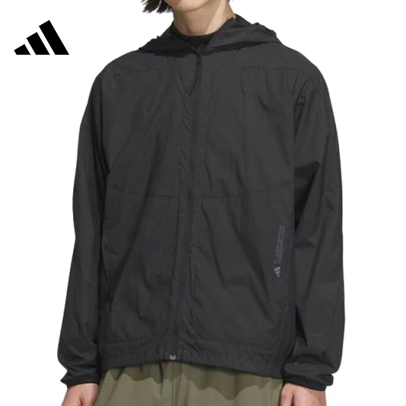 adidas阿迪男子TH LW WV JKT运动梭织连帽外套JZ8401