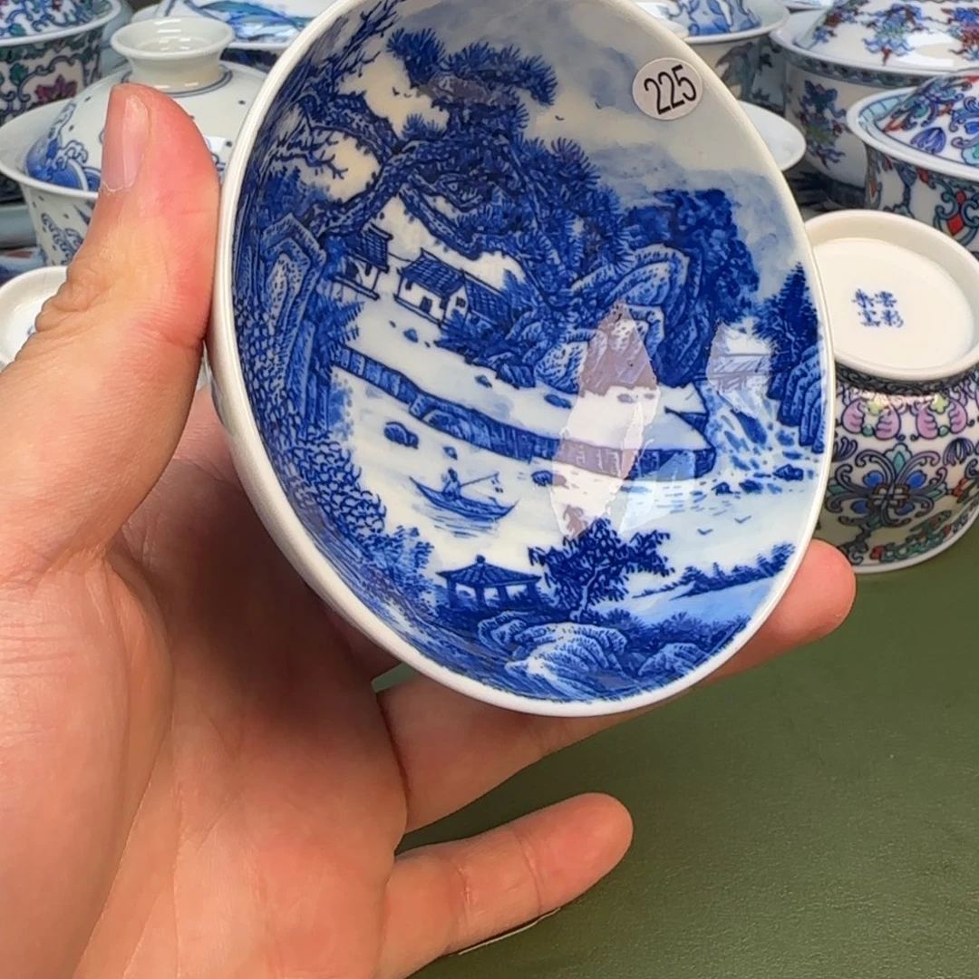 彦祖纯手工手绘茶具225