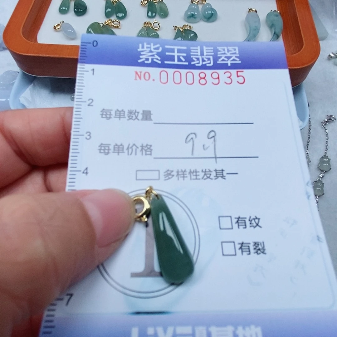 颈饰未镶嵌翡翠冰透随行