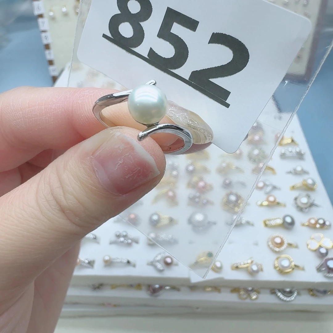 淡水珍珠珠宝奇石合金851
