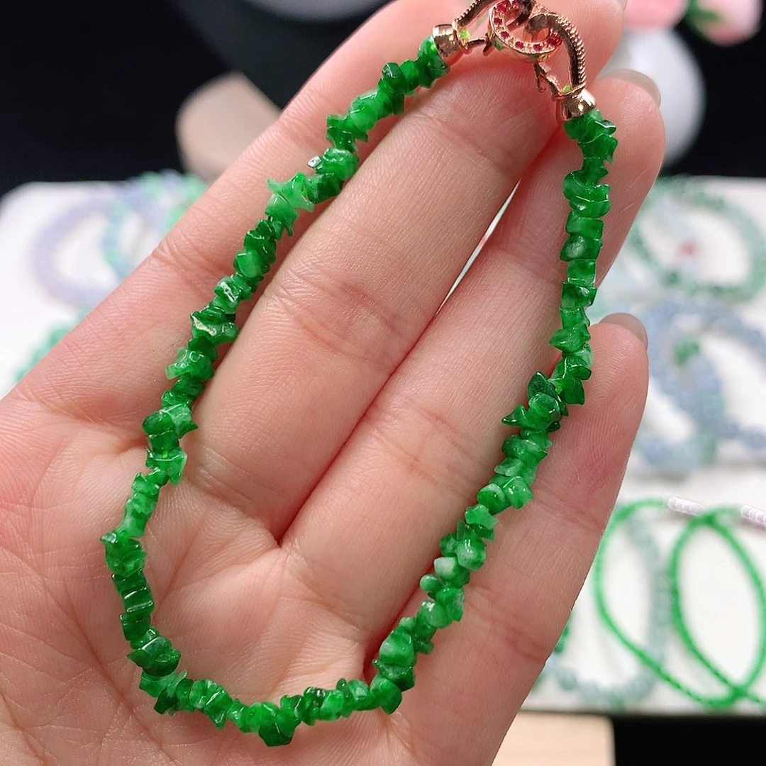 翡翠未镶嵌手链手链