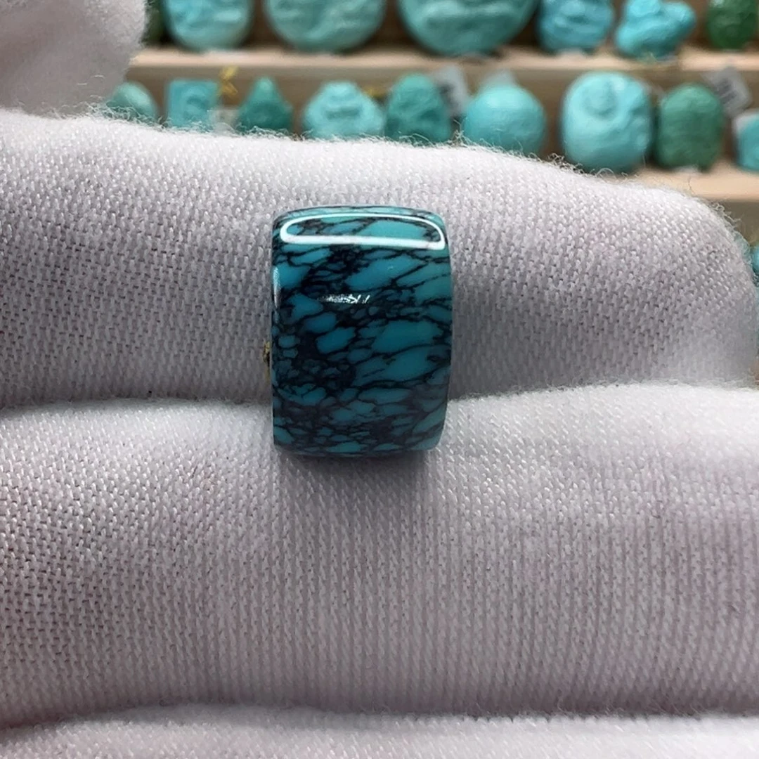 未镶嵌绿松石直切珠12.2x8.1mm