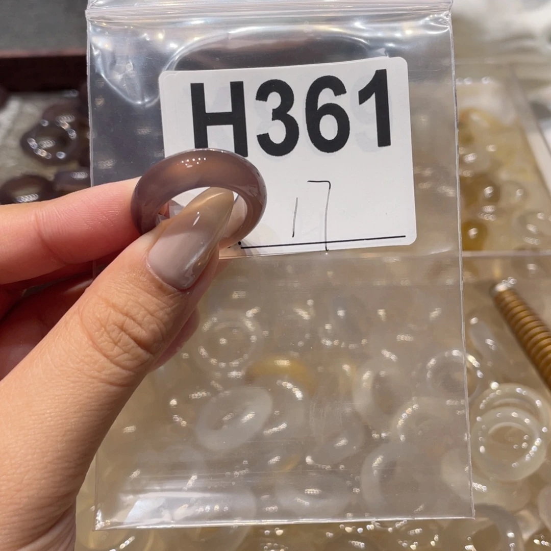 玛瑙/玉髓未镶嵌戒指361