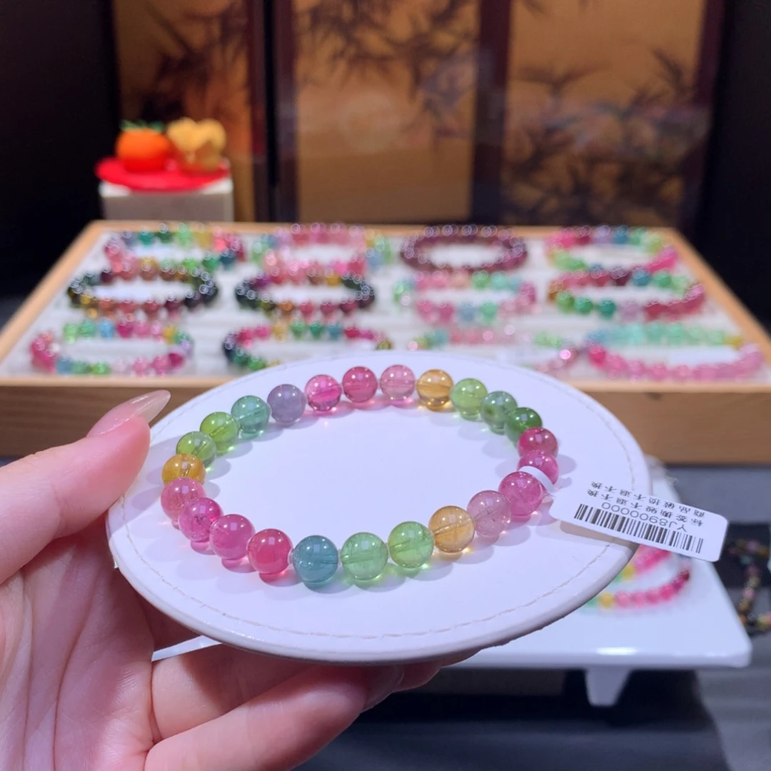 未镶嵌手链碧玺碧玺