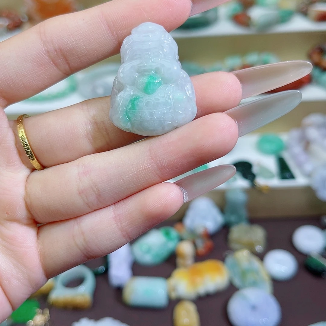 熙***～翡翠未镶嵌手链手链