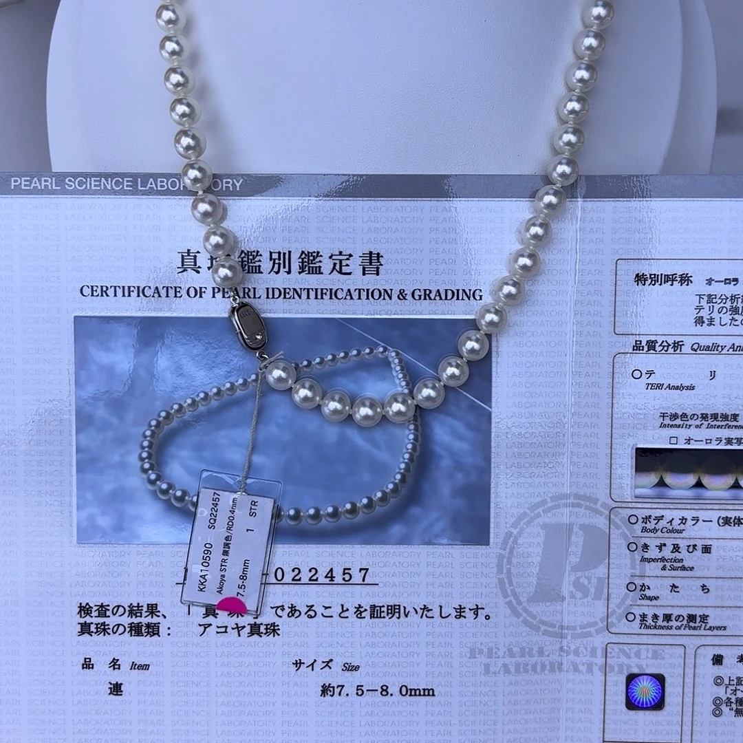 颈饰海水珍珠银S925镶嵌