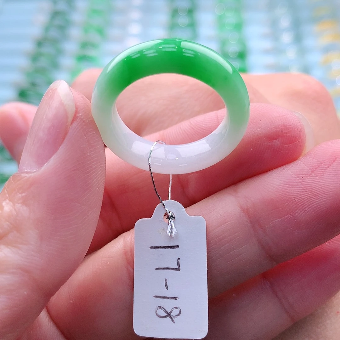 未镶嵌戒指翡翠A货缅甸翡翠