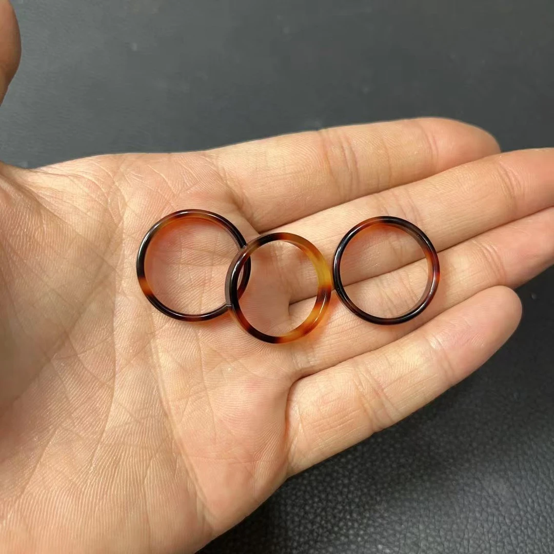 非金属亚克力戒指  帽帽戒圈 Y077—多样性发一