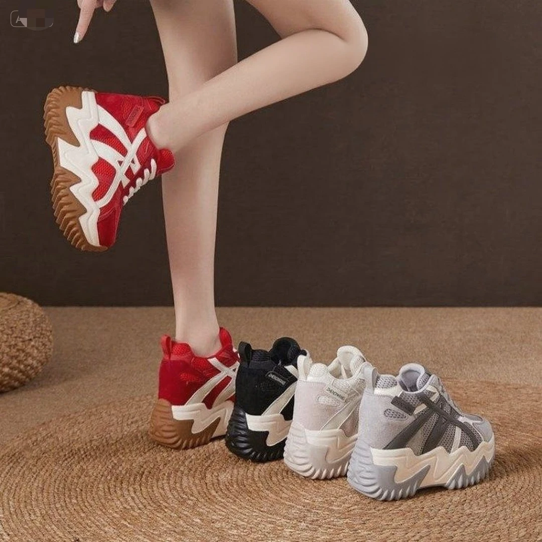 【红姐女鞋】增高老爹鞋女2025新款轻便小个子潮流女鞋