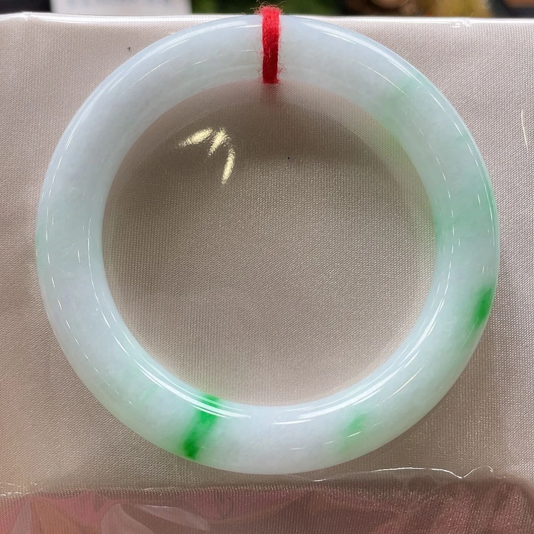 翡翠手镯未镶嵌35号圆条