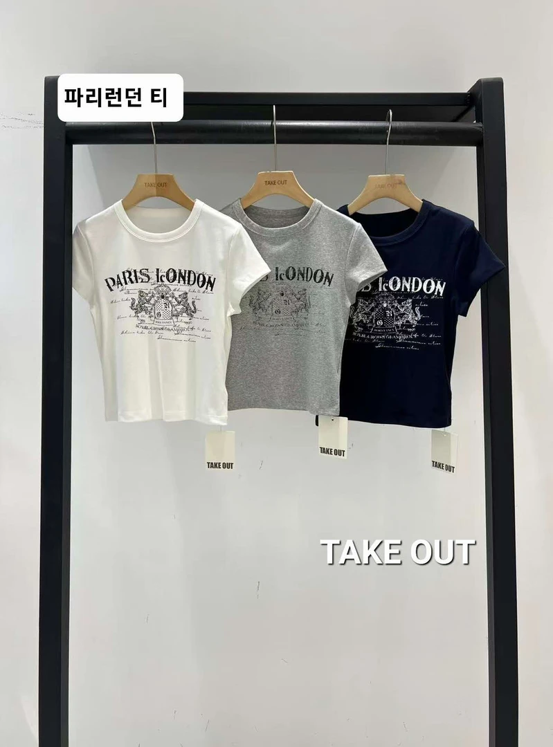 韩国欧巴家字母印花ins短袖612