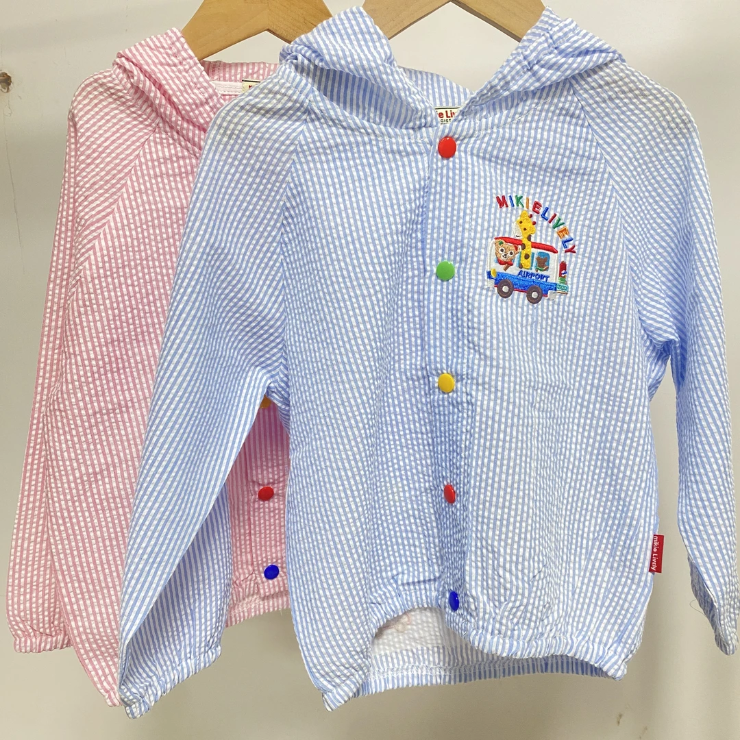 宝宝夏季巴士小熊小兔子防晒衣