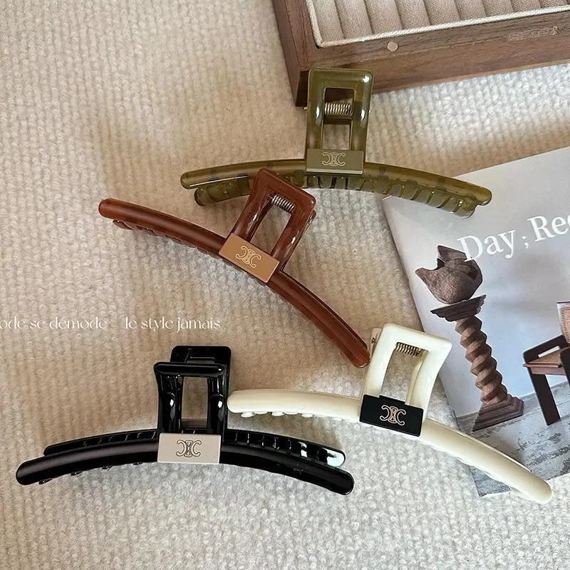 凯旋门K-Style大一个字抓手纹理多用途温柔的卷发夹抓手发夹发饰