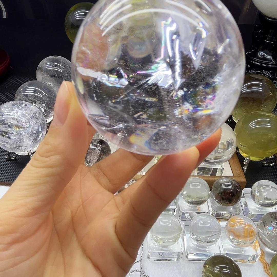 未镶嵌珠宝半成品水晶6.32公分