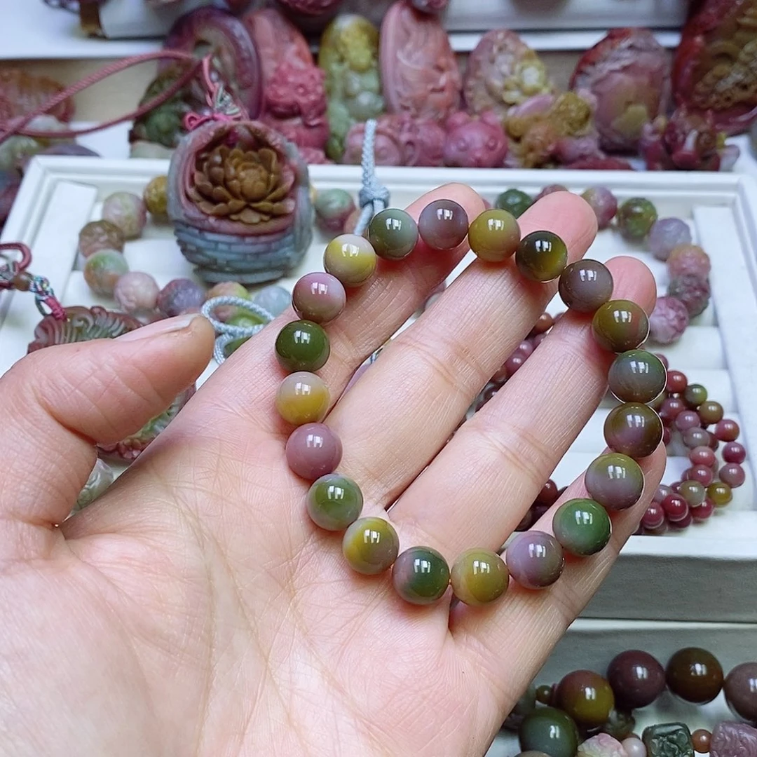 玛瑙/玉髓盐源玛瑙手链未镶嵌