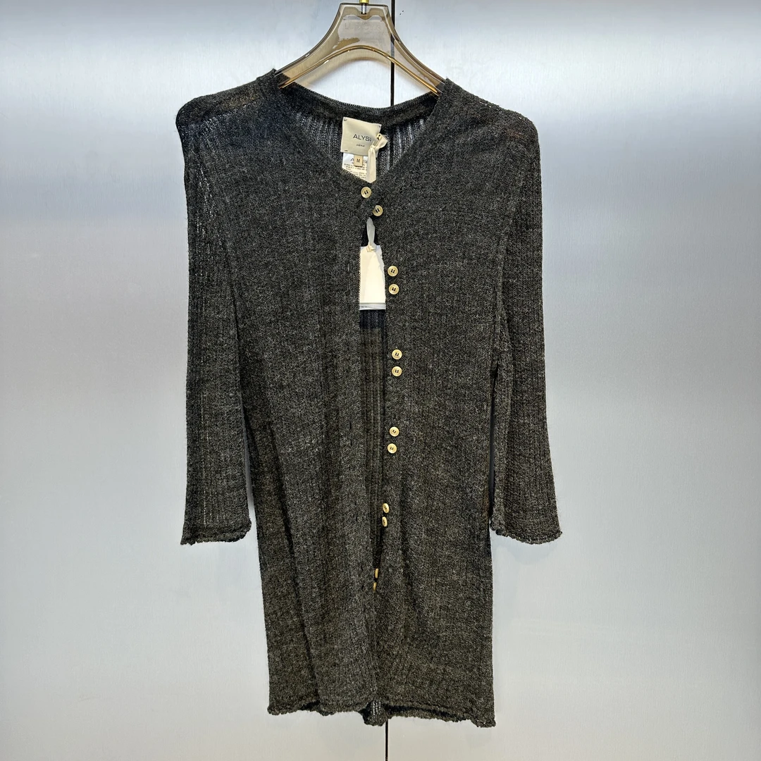 254436A4030小扣针织衫