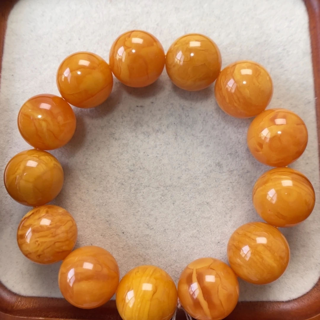 蜜蜡未镶嵌手串蜜蜡