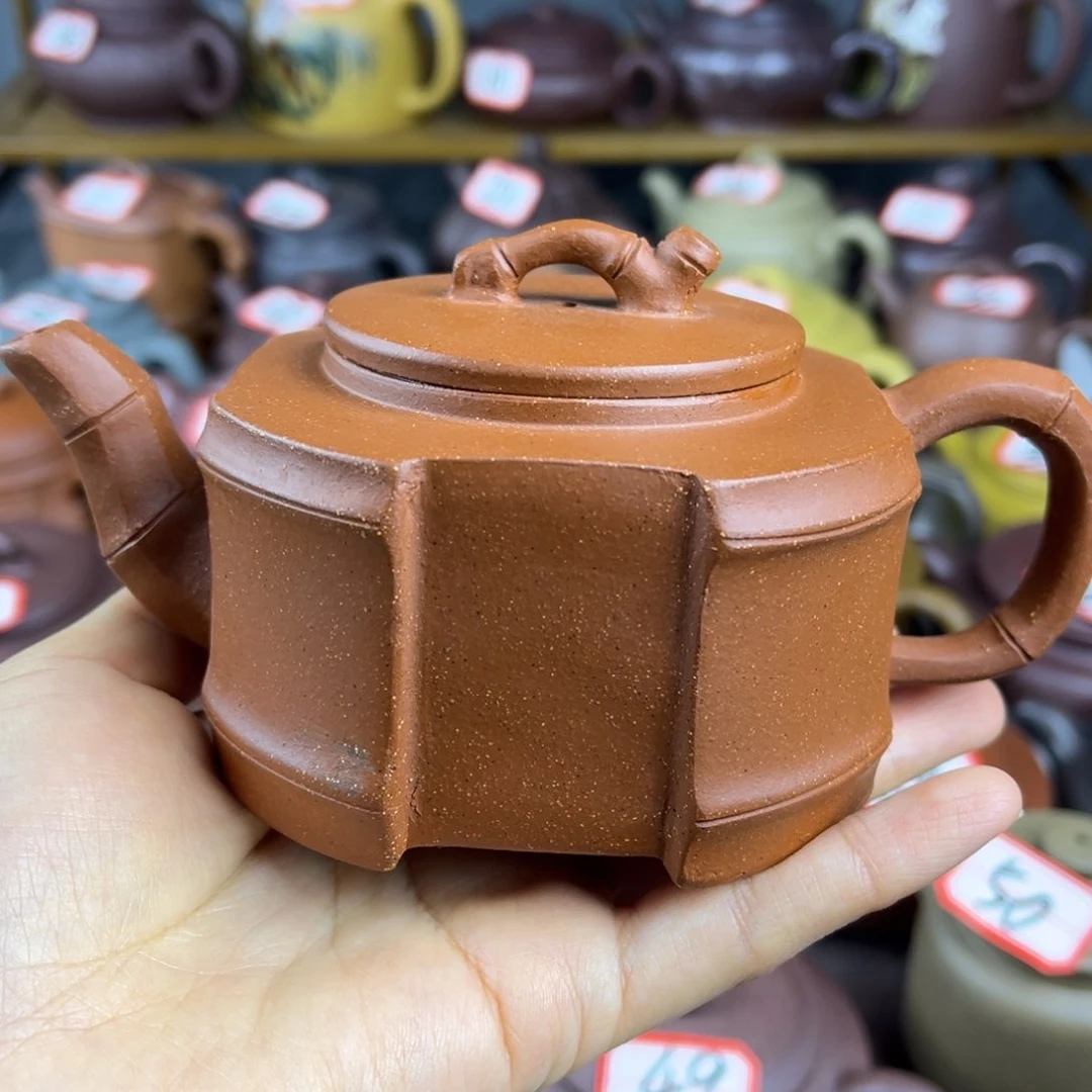 紫砂茶壶宜兴紫砂壶微瑕手工痕迹划伤