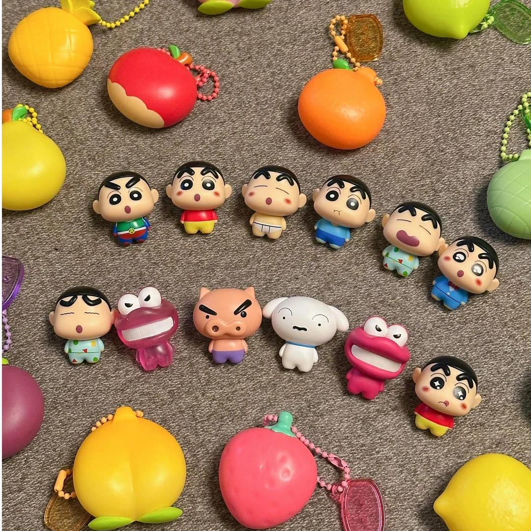 【拆盒】灵动创想 萌动串串 蜡笔小新潮玩盲盒 自由搭配盲盒（帅）